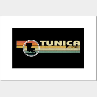 Tunica Louisiana vintage 1980s style Posters and Art